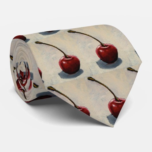 CRAVATE DE CERISE, ART ORIGINAL (Roulé)