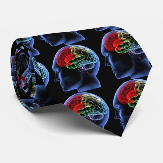 Cravate de cerveau - multicolore (Roulé)