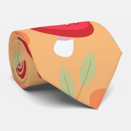 Cravate de champignons mignons | Emma A. (Roulé)