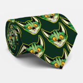 Cravate de chat de dessin fluorescent (Roulé)