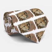 Cravate de chat de guépard (Roulé)