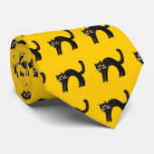 Cravate de chat noir (Roulé)