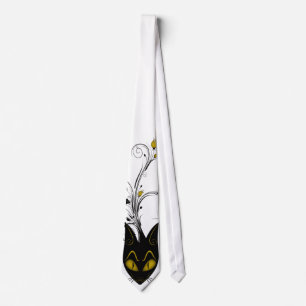 Cravate de chat noir