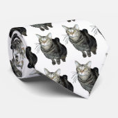 Cravate de chat tigré (Roulé)