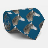 Cravate de Cheval gris (Roulé)