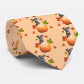 Cravate de chiot de boxeur de thanksgiving (Roulé)