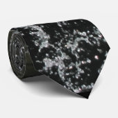 Cravate de chute d'eau noire (Roulé)