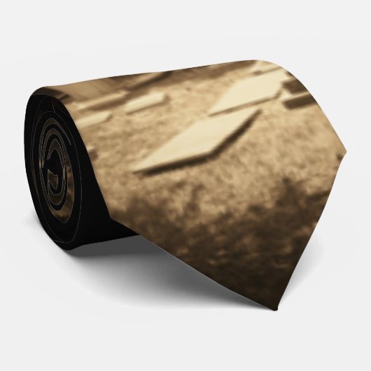 Cravate de cimetière - customisée (Roulé)