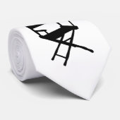 Cravate de cinéaste (blanche) (Roulé)