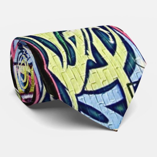 Cravate de citadin de graffiti (Roulé)