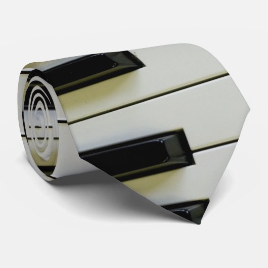 Cravate de clés de piano (Roulé)