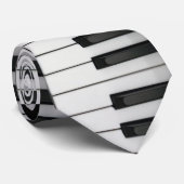 Cravate de clés de piano (Roulé)