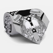 cravate de club de barbier (Roulé)