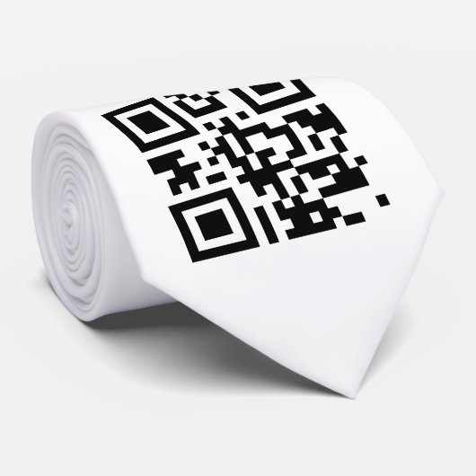 Cravate de code de QR (Roulé)
