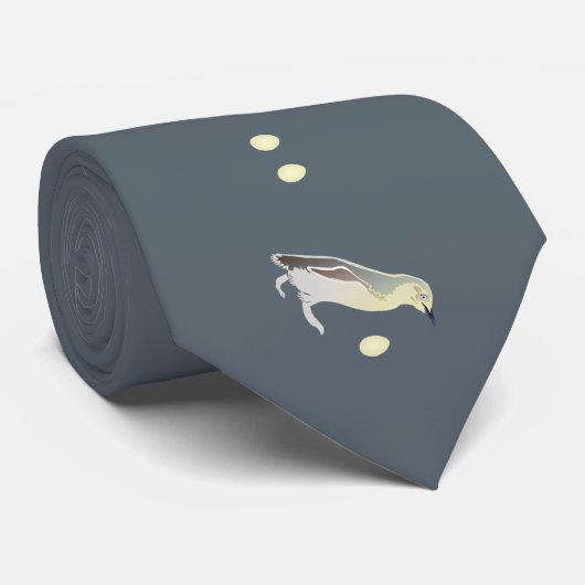 Cravate de code Morse de pingouin (Roulé)