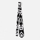 cravate de code QR Abstrait (Dos)