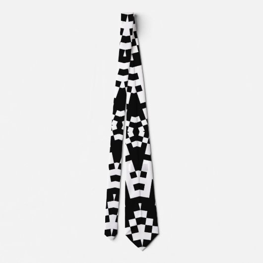 cravate de code QR Abstrait (Dos)