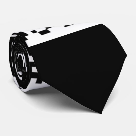 Cravate de code QR Concevez votre propre (Roulé)