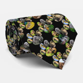 Cravate de collage de l'empreinte faunique africai (Roulé)