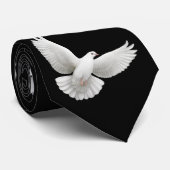 Cravate de colombes de paix (Roulé)