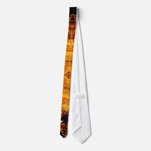 Cravate de concepteur d'aigle à tête plate "Fire B (Dos)