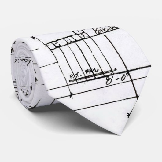 Cravate de concepteur d'architecte (Roulé)