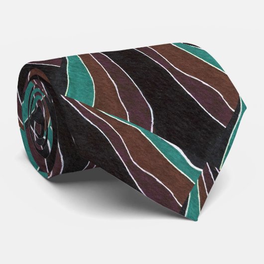 cravate de conception abstraite de "plusieurs chem (Roulé)