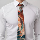 Cravate de conception abstraite moderne avec Patte