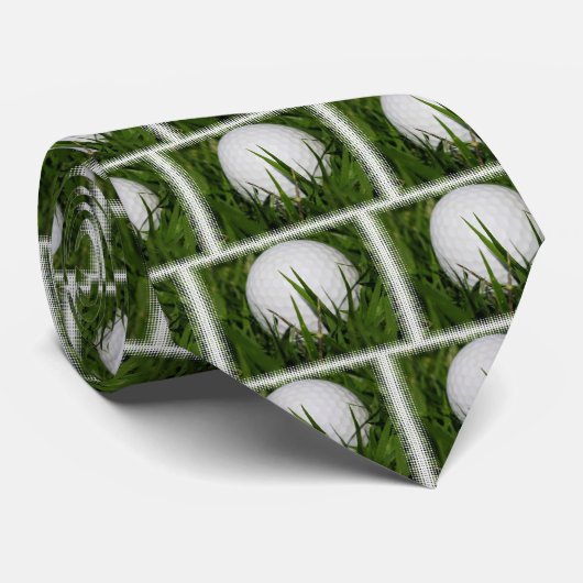 Cravate de conception de boule de golf (Roulé)