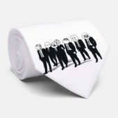 Cravate de conception de bout du fond de bande de (Roulé)