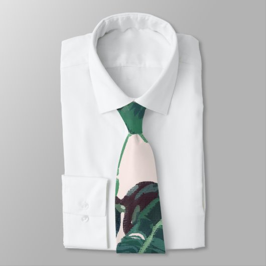Cravate de conception de feuille de banane (Attaché)