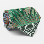 Cravate de conception de girafe (Roulé)