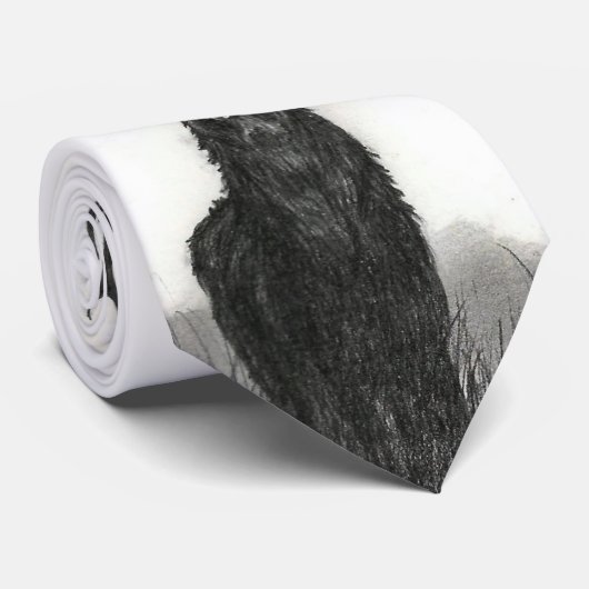 Cravate de conception de mâle des élans des hommes (Roulé)