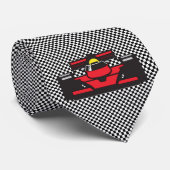 Cravate de conception de voiture de course (Roulé)