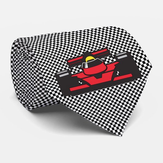 Cravate de conception de voiture de course (Roulé)