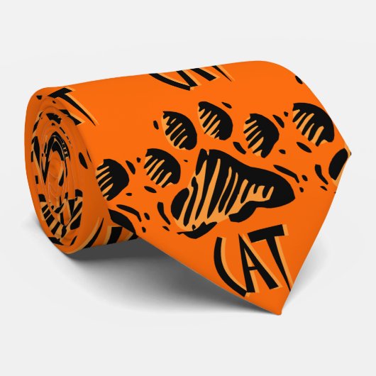 CRAVATE DE CONCEPTION D'EMPREINTES DE PATTES DE (Roulé)