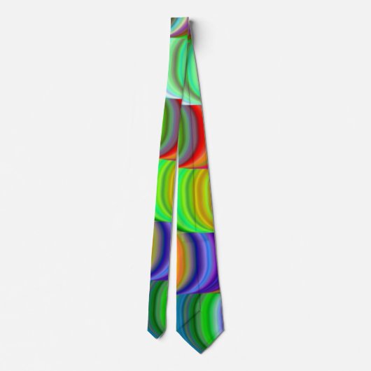 Cravate de conception super Rainbow Waves (Dos)
