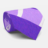 Cravate de conception violette (Roulé)
