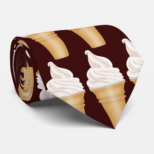 Cravate de cône de glace à la vanille (Roulé)