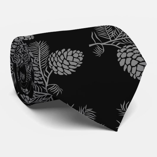 Cravate de cônes de pin (Roulé)