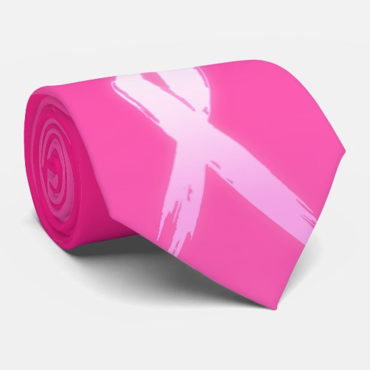 Cravate de conscience de cancer du sein (Roulé)