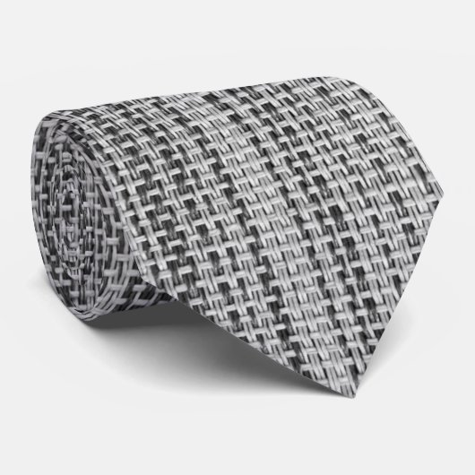 Cravate de coton gris Faux (Roulé)