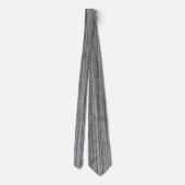 Cravate de coton gris Faux (Dos)