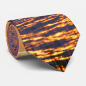 Cravate de coucher de soleil de la passion violett (Roulé)