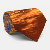 Cravate de coucher du soleil (Roulé)