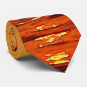 Cravate de coucher du soleil de Lanier de lac (Roulé)