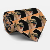 Cravate de coucher du soleil de panthère (Roulé)