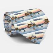 Cravate de coucher du soleil d'étoile polaire (Roulé)