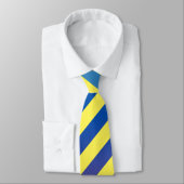 Cravate de couleur bleu-jaune (Attaché)