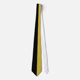 Cravate de couleur de l'or noir et vieil deux